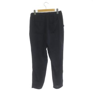 Deuxieme Classe シルクサテン ドロストパンツ ジョガー イージー 紺 ネイビー