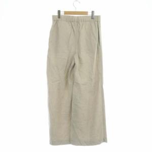 Plage Linen Bias ワイドパンツ バギー リネン 38 ベージュ
