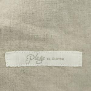 Plage Linen Bias ワイドパンツ バギー リネン 38 ベージュ