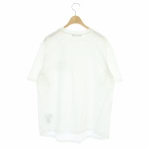 Plage 22SS modern graphic Tシャツ カットソー 半袖 英字プリント オーバーサイズ クルーネック 白 ホワイト