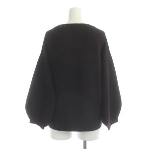 Spick&Span 21AW ウールストレッチボリュームスリーブニット セーター 長袖 クルーネック F 茶 ブラウン