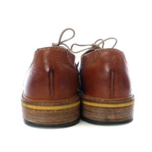 BUTTERO ビジネスシューズ プレーントゥ レザー 41 27cm ブラウン B4583