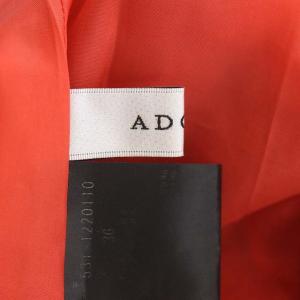 ADORE 21AW ウールサキソニースカート ロング タイト スリット 36 オレンジ