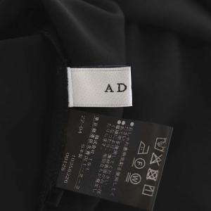 ADORE 22SS イージーポリエステルケープブラウス 38 黒