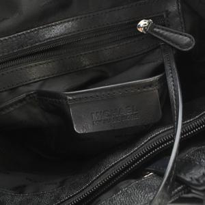 MICHAEL KORS MK トートバッグ モノグラム レザー ブラック