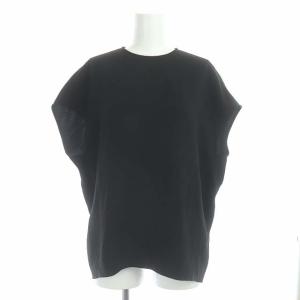 DRESSTERIOR セットアップ フレンチスリーブ ブラウス ワイドパンツ 38 ブラック