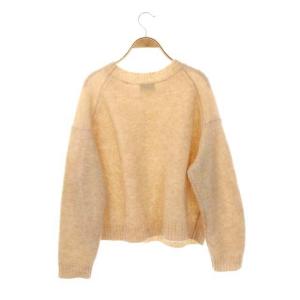 Acne Studios RHIRA MOH SOL PAW17 モヘアニット セーター プルオーバー 長袖 XS ベージュ