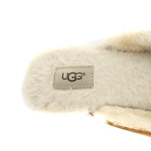 UGG australia WOMENS LANE ローファースリッパ  ルームシューズ ムートン 25cm ブラウン