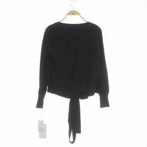 Diagram GRACE CONTINENTAL カシュクール ニット セーター 長袖 アームカバー付き 36 ブラック