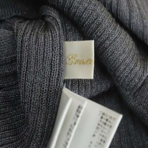 Grace Class 21AW バックオープン ラメ ニット カットソー 長袖 36 グレー