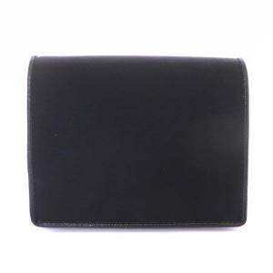 PRADA コンパクトウォレット ナイロン レザー 黒