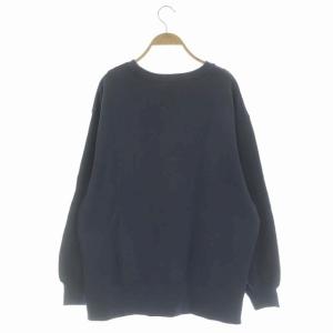 SHIPS USAコットンプルオーバー スウェット トレーナー チュニック オーバーサイズ 長袖 グレー