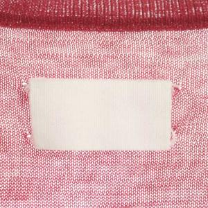 Martin Margiela バンブー Vネック ニット カットソー 長袖 M レッド