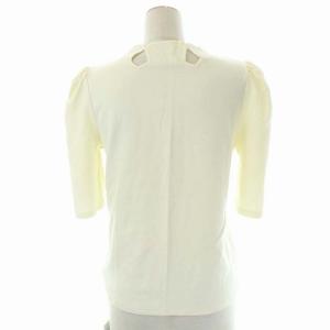 Ameri VINTAGE 21SS CROWN WAFFLE TOP カットソー ワッフルサーマル 五分袖 プルオーバー F オフホワイト