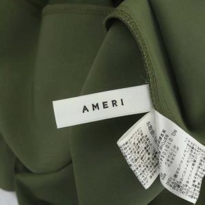 Ameri VINTAGE 20SS 2WAY BUTTON DRESS ワンピース ノースリーブ ロング Iライン M カーキ