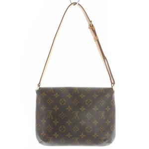 LOUIS VUITTON モノグラム ミュゼットタンゴ ワンショルダーバッグ 茶色
