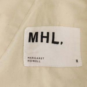 MHL. NATURAL DENIM グルカパンツ テーパード タック 2 生成り