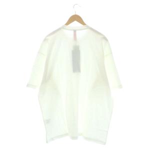 LOOPWHEELER ビームス別注 カットソー Tシャツ 五分袖 ルーズフィット 無地 クルーネック XL ホワイト