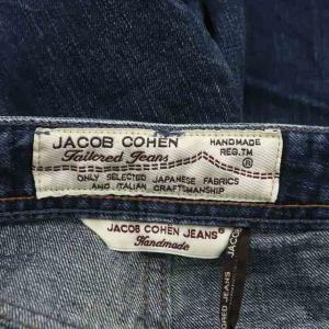 JACOB COHEN J688-LIMITED 加工 デニムパンツ ジーンズ テーパード ボタンフライ 32 ブルー