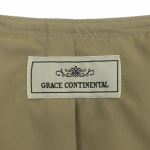 GRACE CONTINENTAL スウェードジャケット やぎ革 スエードジャケット 36 キャメル