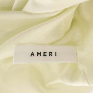 Ameri VINTAGE MILLEFEUILLE SHIRT DRESS ドッキングワンピース 長袖 ベルト付き アイボリー