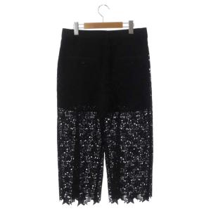sacai 21SS Embroidery Lace Pants 2 黒