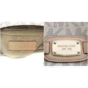 MICHAEL Michael Kors ショルダーバッグ ワンショルダー モノグラム チェーン ロゴ 白 ホワイト