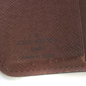 LOUIS VUITTON モノグラム コンパクトジップ 財布 二つ折り ブラウン M61667