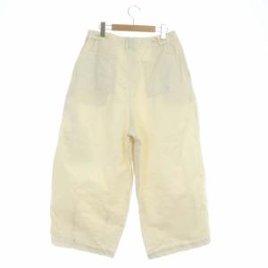 nest Robe コットンファティーグパンツ ワイドパンツ F アイボリー