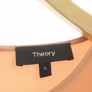 Theory 21SS Prime GGT Triangle Shell ブラウス ノースリーブ プルオーバー フレア クルーネック S