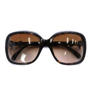 CHANEL サングラス リボンモチーフ ココマーク 6017-135 ダークブラウン 5171-A