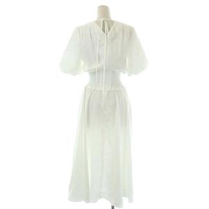 BORDERS at BALCONY RESORT DRESS ワンピース 38 白