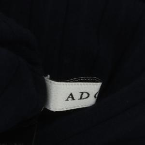 ADORE ニット カットソー 長袖 プルオーバー プリーツ タートル トップス 38 ネイビー