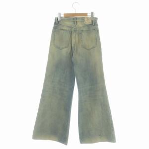 RALPH LAUREN Hampton Fit フレアデニムパンツ ジーンズ ウォッシュ USED加工 26 ライトブルー