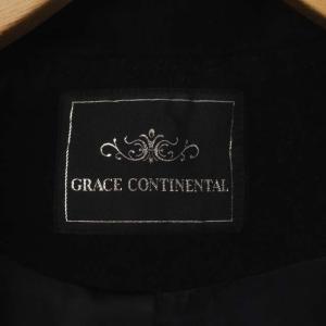 GRACE CONTINENTAL アンゴラMIX ビーバーショートコート フォックスファー 36 黒