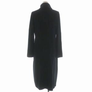 Theory 21AW SUPER WOOL TURTLE NECK DR ニットワンピース ロング タートルネック 長袖 S 黒 ブラック