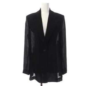 GIVENCHY セットアップ 上下 テーラードジャケット シングル ロングスカート タイト 10 黒 ブラック