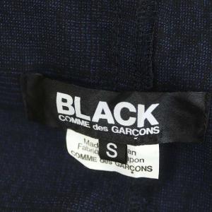 BLACK COMME des GARCONS AD2021 21AW サロペットスカート ロング チェック S ブラック