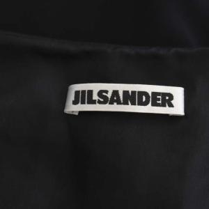 JIL SANDER ノースリーブドレスワンピース ロング タイト 34 黒 ブラック