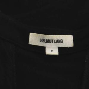 Helmut Lang LACE BK DRS ワンピース Uネック フレンチスリーブ ミモレ丈 フレア P ブラック