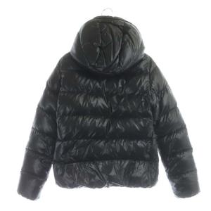 DUVETICA THIACINQUE ダウンジャケット アウター ナイロン ジップアップ フード付き 40 黒 ブラック Ｄ91003/1035R