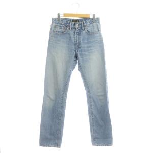 ブラストセルビッチデニムパンツ ブリーチ加工 36 青 ブルー