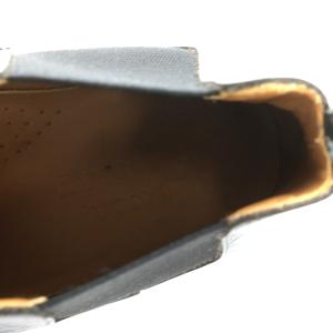 EPOCA サイドゴアブーツ クロコ型押し レザー 41 26cm 青 ブルー