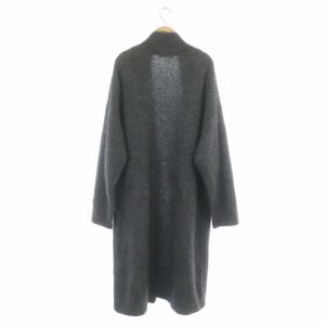 Plage FURニットガウンカーディガン ロング 長袖 グレー