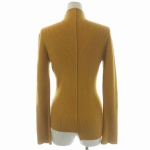 ADORE ダブルリブニットプルオーバー セーター 長袖 38 マスタード
