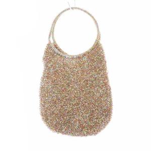 レインボー ラウンド ワイヤーバッグ ハンドバッグ マルチカラー