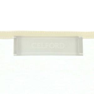 CELFORD 20SS ボリュームペプラムカットソー Vネック 長袖 38 オフホワイト