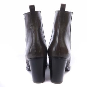 SARTORE ショートブーツ サイドゴア ポインテッドトゥ 36.5 23.5cm グレー SR2817