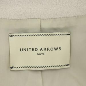 UNITED ARROWS UBCB ショールカラーラップコート ロング リボンベルト付き 36 ライトピンク