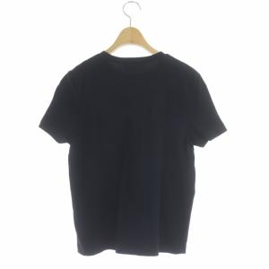 ENFOLD クルーネックコンパクトTシャツ カットソー 半袖 プルオーバー 38 ネイビー